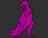 Desenho Tiranossauro rex pintado por anónimomnnnnmnnnnnnnnnnnn
