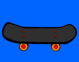 Desenho Skate II pintado por Bruninho
