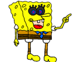 Desenho SpongeBob pintado por gar