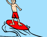 Desenho Surfe pintado por anderson  rizzo