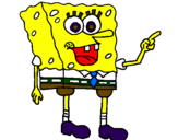 Desenho SpongeBob pintado por lucas ferraz