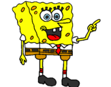 Desenho SpongeBob pintado por caique niwa