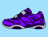 Desenho Sapato de ginástica pintado por lili