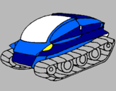 Desenho Nave tanque pintado por vytor