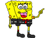 Desenho SpongeBob pintado por anónimo