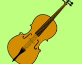 Desenho Violino pintado por kethony