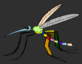 Desenho Mosquito pintado por amanda