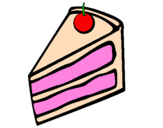 Desenho Torta de maçã pintado por bolinho