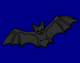 Desenho Morcego a voar pintado por Tiago