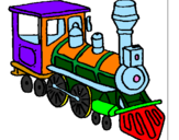 Desenho Comboio pintado por THOMAS