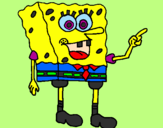 Desenho SpongeBob pintado por patrick weslley silva cas
