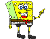 Desenho SpongeBob pintado por miguekl