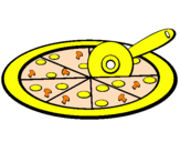 Desenho Pizza pintado por kaka