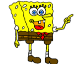 Desenho SpongeBob pintado por DANIELLY    FERRAZ