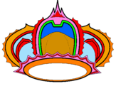 Desenho Corona pintado por Almerinda