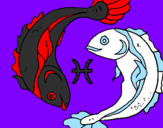 Desenho Pisces pintado por Biih: Bokusatshu Tenshi  