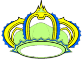 Desenho Corona pintado por hugo