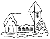 Desenho Casa pintado por carol
