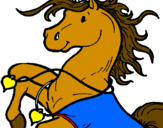Desenho Cavalo pintado por michel  cavalos