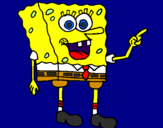 Desenho SpongeBob pintado por wilford