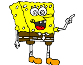 Desenho SpongeBob pintado por anna karolliny