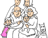 Desenho Família pintado por polki,juh~
