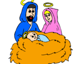 Desenho Nascimento pintado por JESUS NASCEU PARA BRILHA