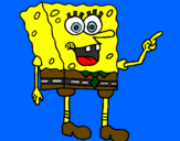Desenho SpongeBob pintado por vinicius