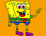 Desenho SpongeBob pintado por nercilia