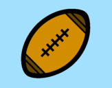 Desenho Bola de futebol americano II pintado por MIGUEL.