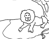 Desenho O Rei Leão pintado por leao