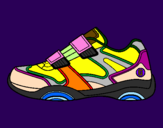 Desenho Sapato de ginástica pintado por LUAS