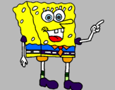 Desenho SpongeBob pintado por jubalo