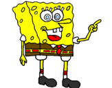 Desenho SpongeBob pintado por gabriela cardoso