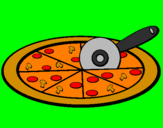 Desenho Pizza pintado por ber