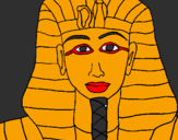 Desenho Tutankamon pintado por BRENDA    TÓ
