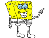 Desenho SpongeBob pintado por BRUNA