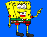 Desenho SpongeBob pintado por jessica