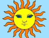 Desenho Sol pintado por juju(juliana)