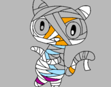 Desenho O gato momia pintado por yavydvfybigcfygcn