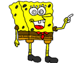 Desenho SpongeBob pintado por cadu