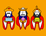 Desenho Os Reis Magos 4 pintado por sergio