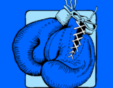 Desenho Luvas de boxe pintado por joel júnior