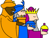 Desenho Os Reis Magos 3 pintado por miguel salgado