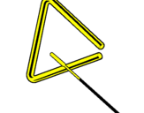 Desenho Triângulo pintado por Raposa