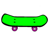 Desenho Skate II pintado por gabriel a
