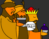 Desenho Os Reis Magos 3 pintado por Millanos