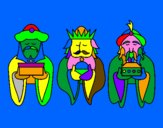 Desenho Os Reis Magos 4 pintado por YURI