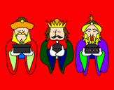 Desenho Os Reis Magos 4 pintado por elisa