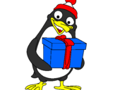 Desenho Pinguim pintado por eduardo